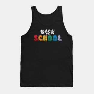 Back To School Shirt, Educational Tee, School Teacher, Start to School, First Grade, Secondary School, Unisex Apparel, Adult T-Shirts, Gifts Tank Top